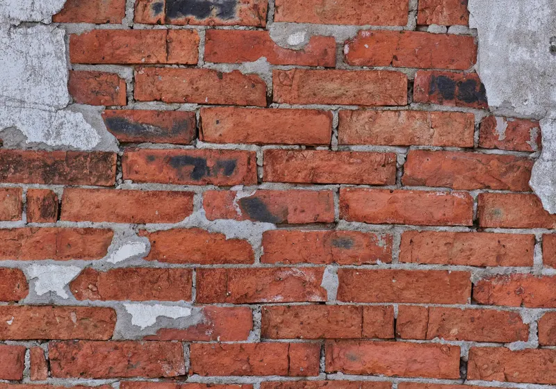 Crack in a foundation wall